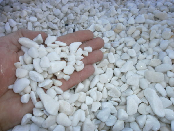 Galet Marbre extra blanc