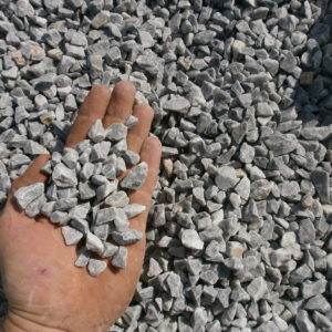Graviers roulé de Marbre gris bleuté