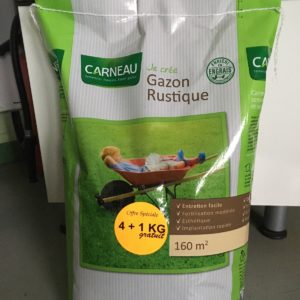 Semence de gazon Rustique en petit sac