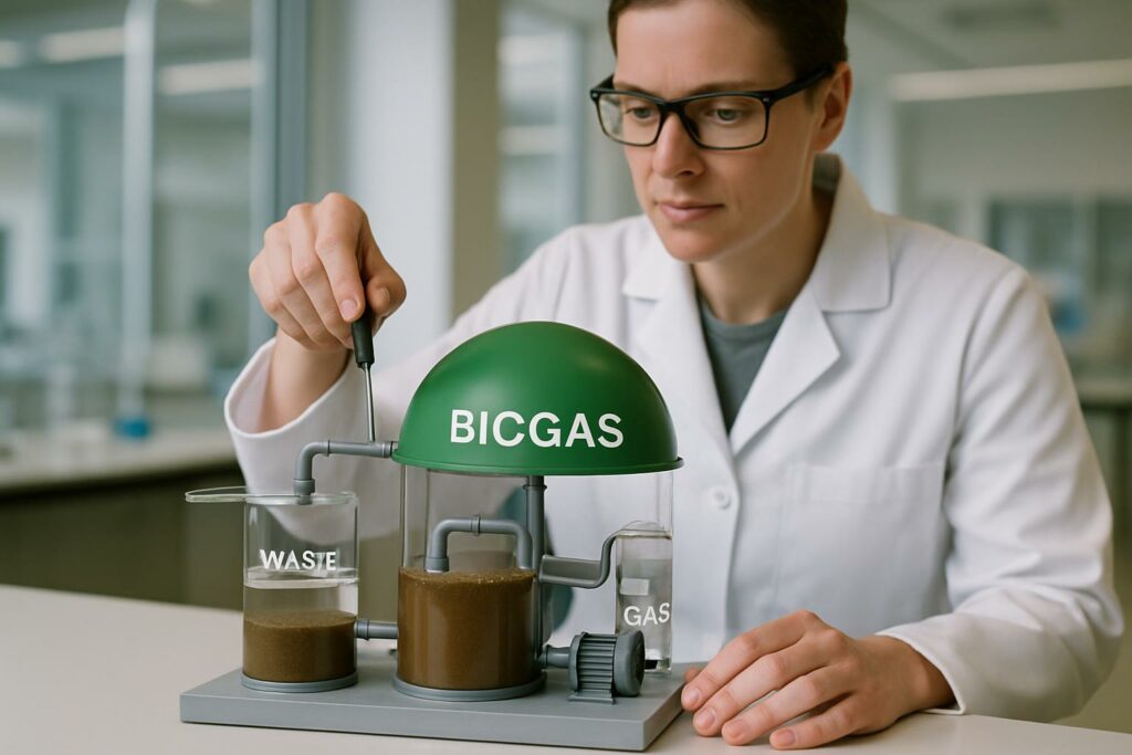 Déconditionnement des biodéchets avec la méthanisation