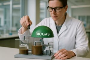 Déconditionnement des biodéchets avec la méthanisation